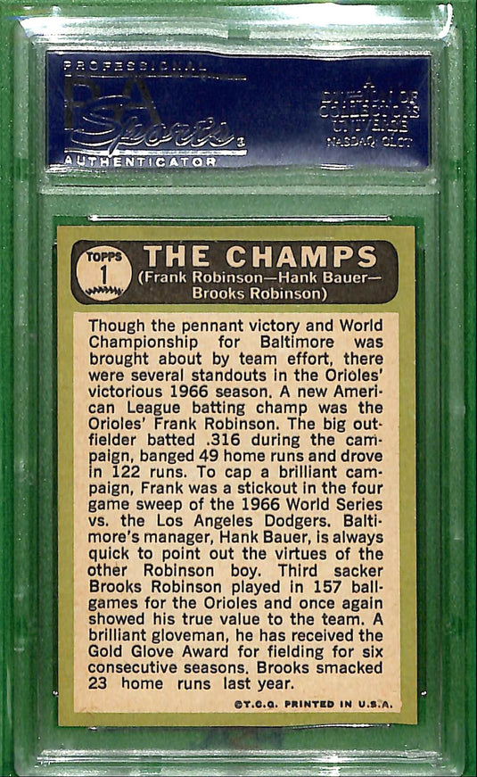 1967 Topps The Champs