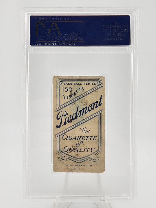 1909-11 T206 Piedmont Fred Clarke Pittsburgh, Holding Bat PSA