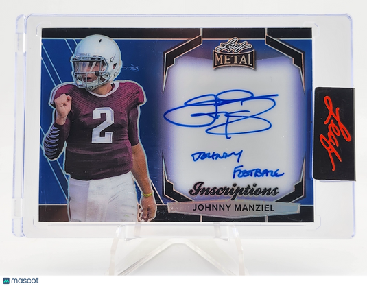 2024 Leaf Metal Inscriptions Johnny Manziel