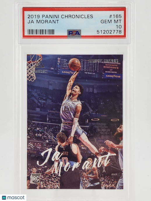 2019 Panini Chronicles Ja Morant #165 PSA 10