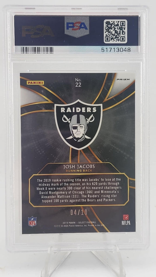 2019 Panini Select Phenomenon Josh Jacobs
