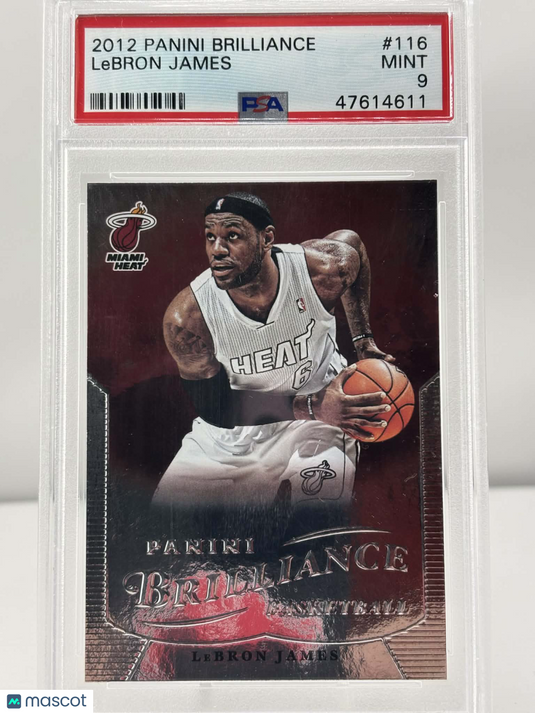 2012 Panini Brilliance LeBron James #116 PSA 9