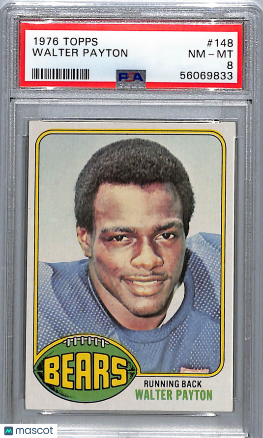 1976 Topps Walter Payton #148 PSA 8