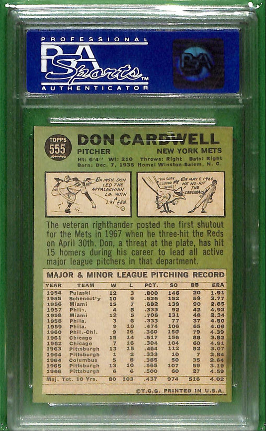 1967 Topps Don Cardwell