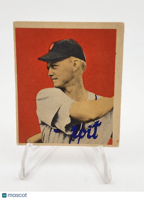 1949 Bowman Walter Evers #42