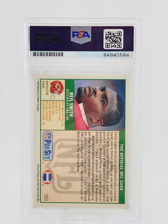 1989 Pro Set Neil Smith Rookie PSA