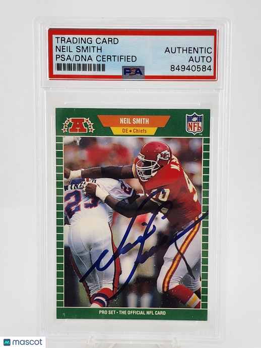 1989 Pro Set Neil Smith Rookie PSA