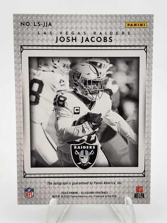 2022 Panini Illusions Josh Jacobs #LS-JJA 1/ 3 Autograph