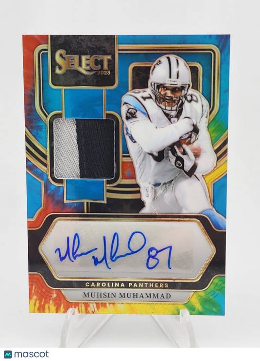 2024 Panini Select Prizm Muhsin Muhammad #SM-MM /25 Autograph Patch