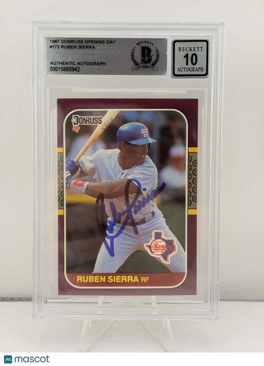 1987 Donruss Opening Day Ruben Sierra