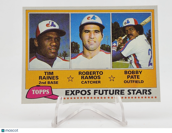 1981 Topps Tim Raines Roberto Ramos Bobby Pate #479