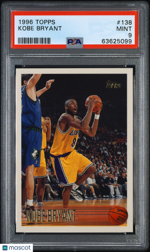 1996 Topps Kobe Bryant #138 PSA 9