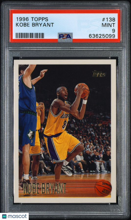 1996 Topps Kobe Bryant #138 PSA 9