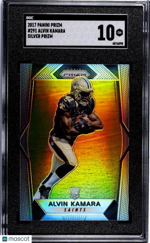 2017 Panini Prizm Alvin Kamara #291 Silver SGC 10
