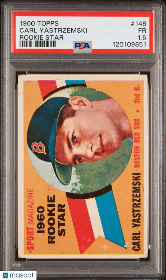 1960 Topps Carl Yastrzemski #148 Rookie Star PSA 1.5