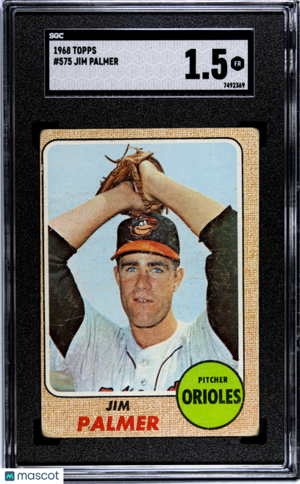 1968 Topps Jim Palmer #575 SGC 1.5