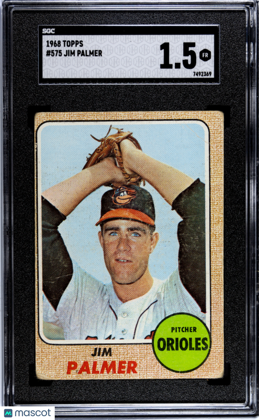 1968 Topps Jim Palmer #575 SGC 1.5