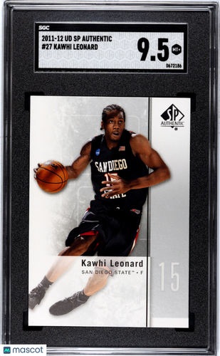 2011 Upper Deck SP Authentic Kawhi Leonard #27 SGC 9.5