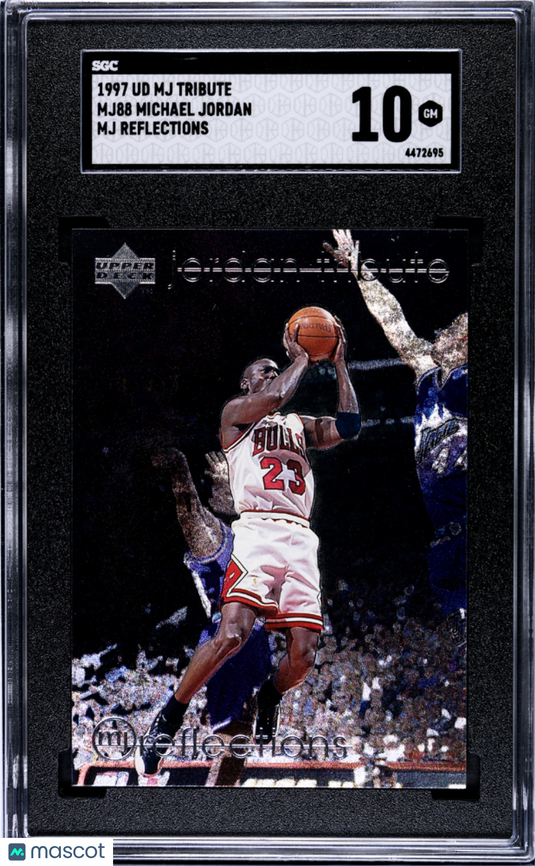 1997 Upper Deck MJ Tribute Michael Jordan #MJ88 Reflections SGC 10