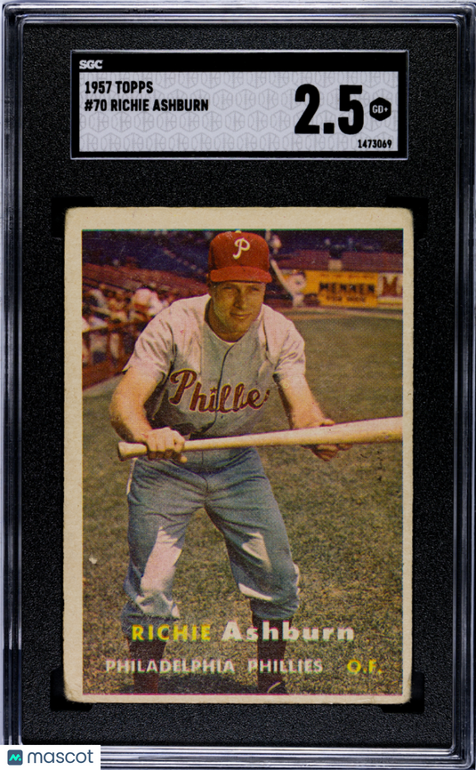 1957 Topps Richie Ashburn #70 SGC 2.5