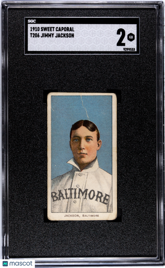 1910 Sweet Caporal (T206) Jimmy Jackson SGC 2