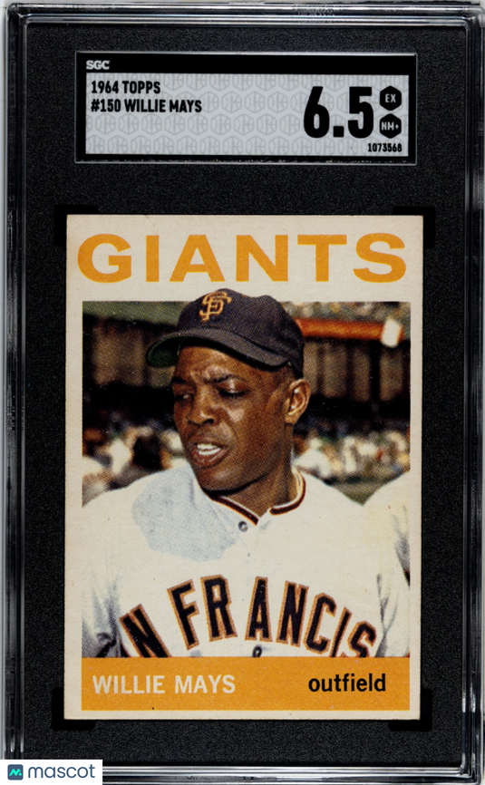 1964 Topps Willie Mays #150 SGC 6.5