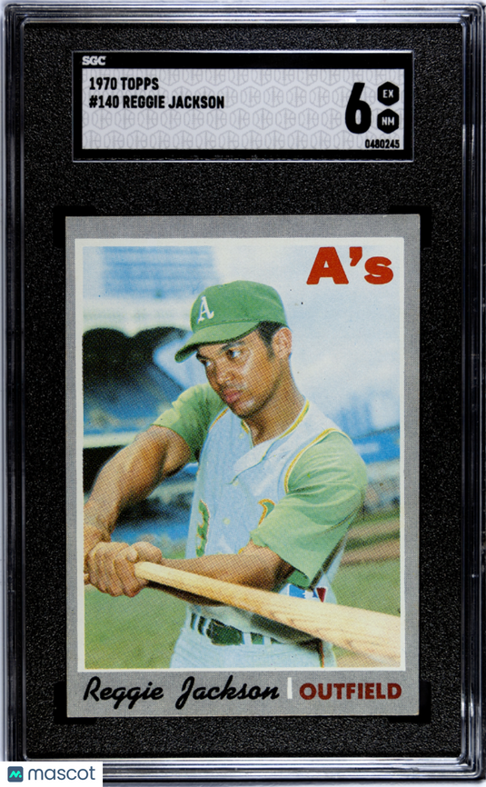 1970 Topps Reggie Jackson #140 SGC 6