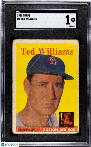 1958 Topps Ted Williams #1 SGC 1