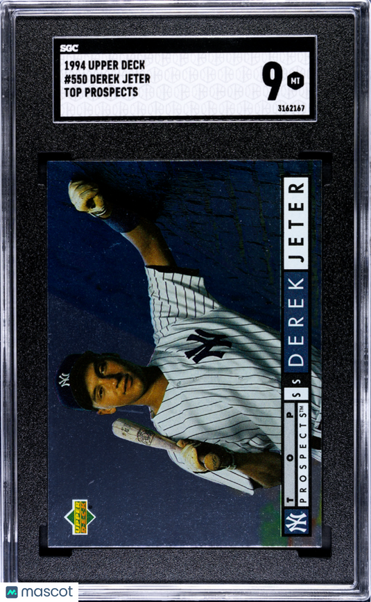 1994 Upper Deck Derek Jeter #550 Top Prospects SGC 9