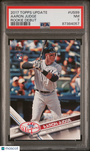 2017 Topps Update Aaron Judge #US99 Rookie Debut PSA 7