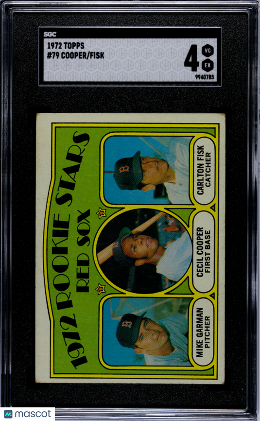1972 Topps Fisk Cooper #79 SGC 4