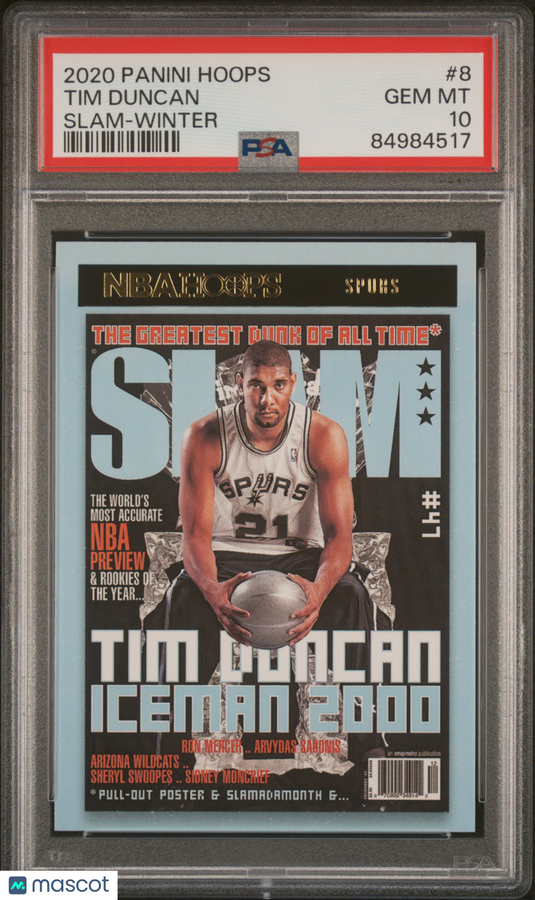 2020 Panini Hoops Slam Tim Duncan