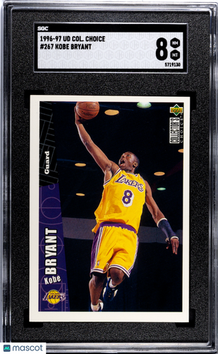 1996 Upper Deck Collector's Choice Kobe Bryant #267 SGC 8