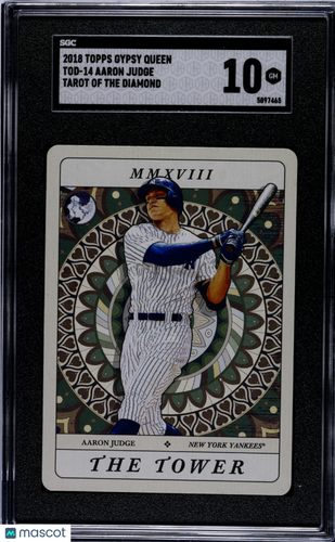 2018 Topps Gypsy Queen Aaron Judge #TOD-14 Tarot Of The Diamond SGC 10
