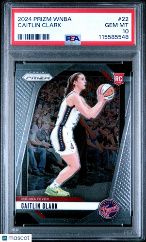 2024 Panini Prizm WNBA Caitlin Clark #22 PSA 10