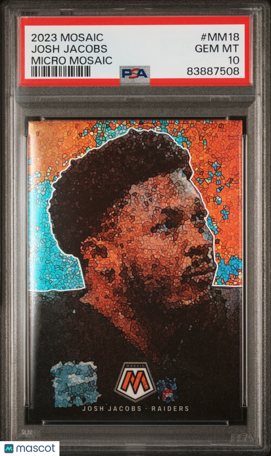2023 Panini Mosaic Micro Mosaic Josh Jacobs