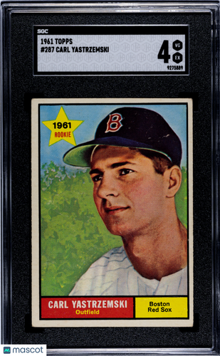 1961 Topps Carl Yastrzemski #287 SGC 4