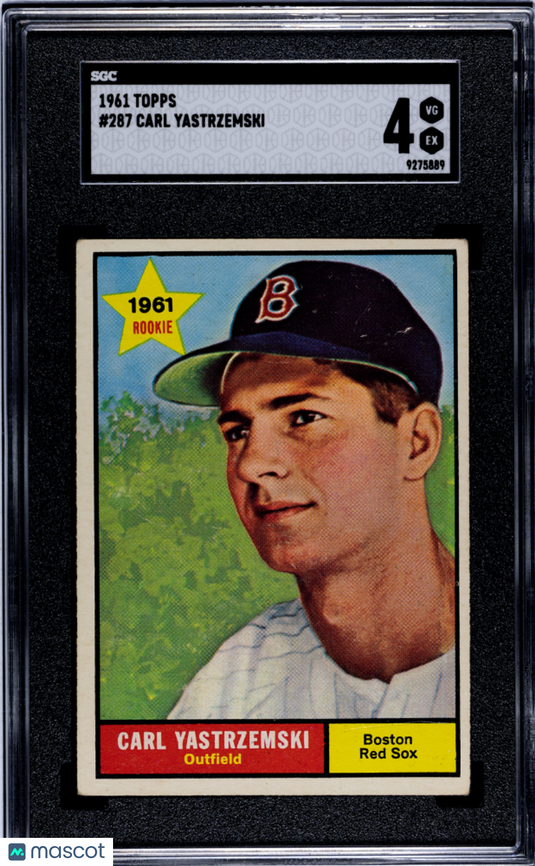 1961 Topps Carl Yastrzemski #287 SGC 4