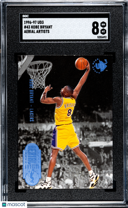 1996 Upper Deck UD3 Kobe Bryant #43 Aerial Artists SGC 8