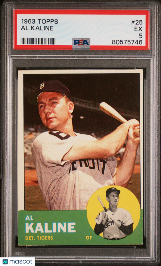 1963 Topps Al Kaline #25 PSA 5