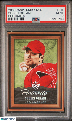 2018 Panini Diamond Kings Portraits Shohei Ohtani #P15 PSA 9