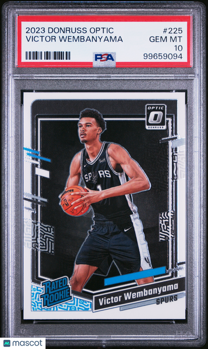 2023 Panini Donruss Optic Victor Wembanyama #225 PSA 10