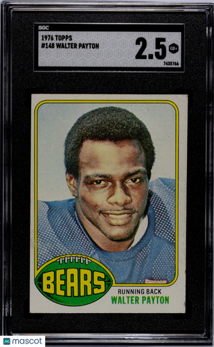 1976 Topps Walter Payton #148 SGC 2.5