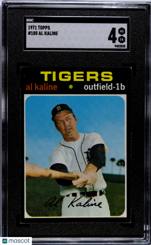 1971 Topps Al Kaline #180 SGC 4