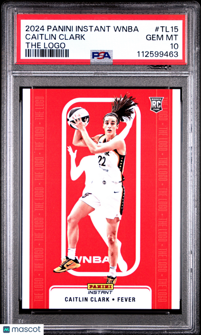 2024 Panini Instant WNBA The Logo Caitlin Clark #TL15 PSA 10