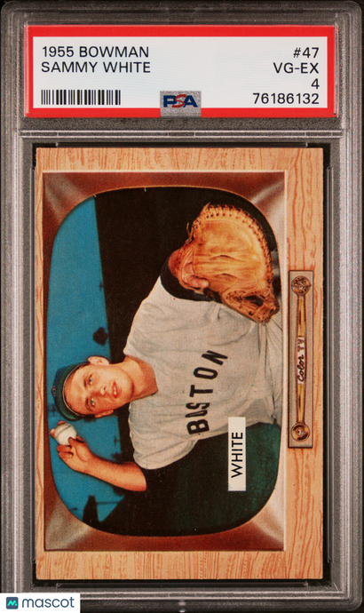 1955 Bowman Sammy White #47 PSA 4