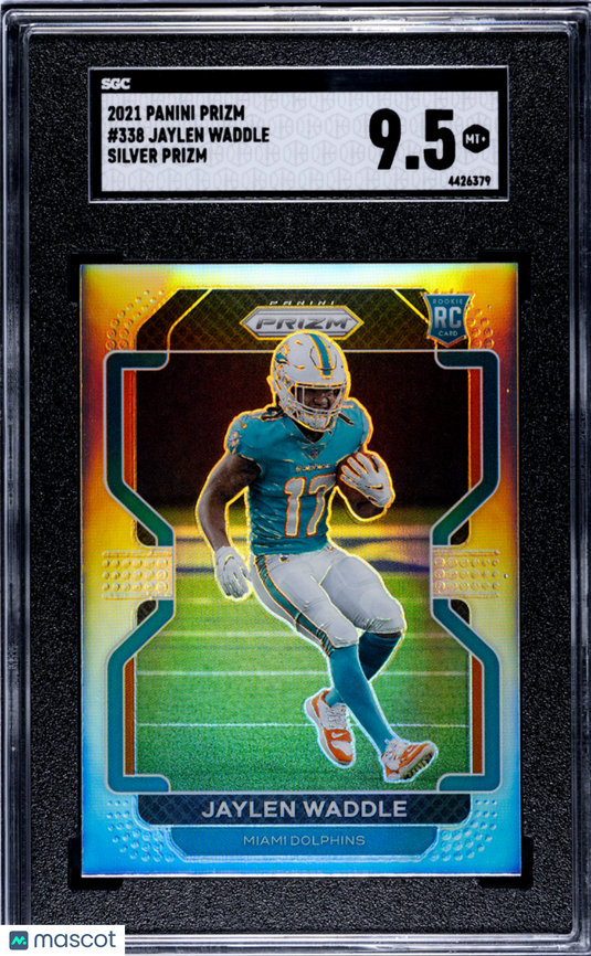 2021 Panini Prizm Jaylen Waddle #338 Silver SGC 9.5