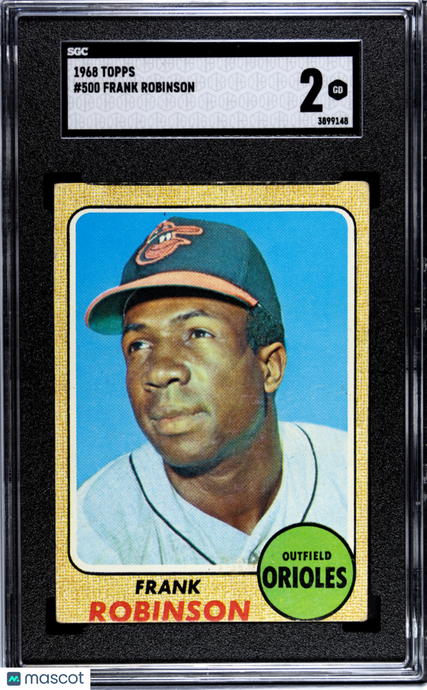 1968 Topps Frank Robinson #500 SGC 2