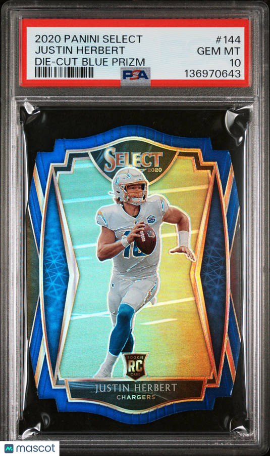 2020 Panini Select Justin Herbert