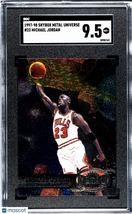 1997 Skybox Metal Universe Michael Jordan #23 SGC 9.5